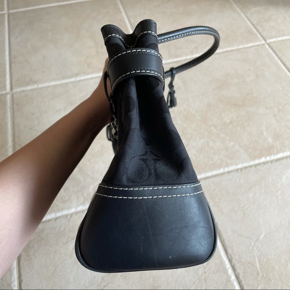 BLACK COACH PURSE - Picture 5 of 13